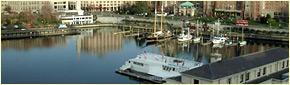 A gorgeous view of the Inner Harbour from the guestrooms